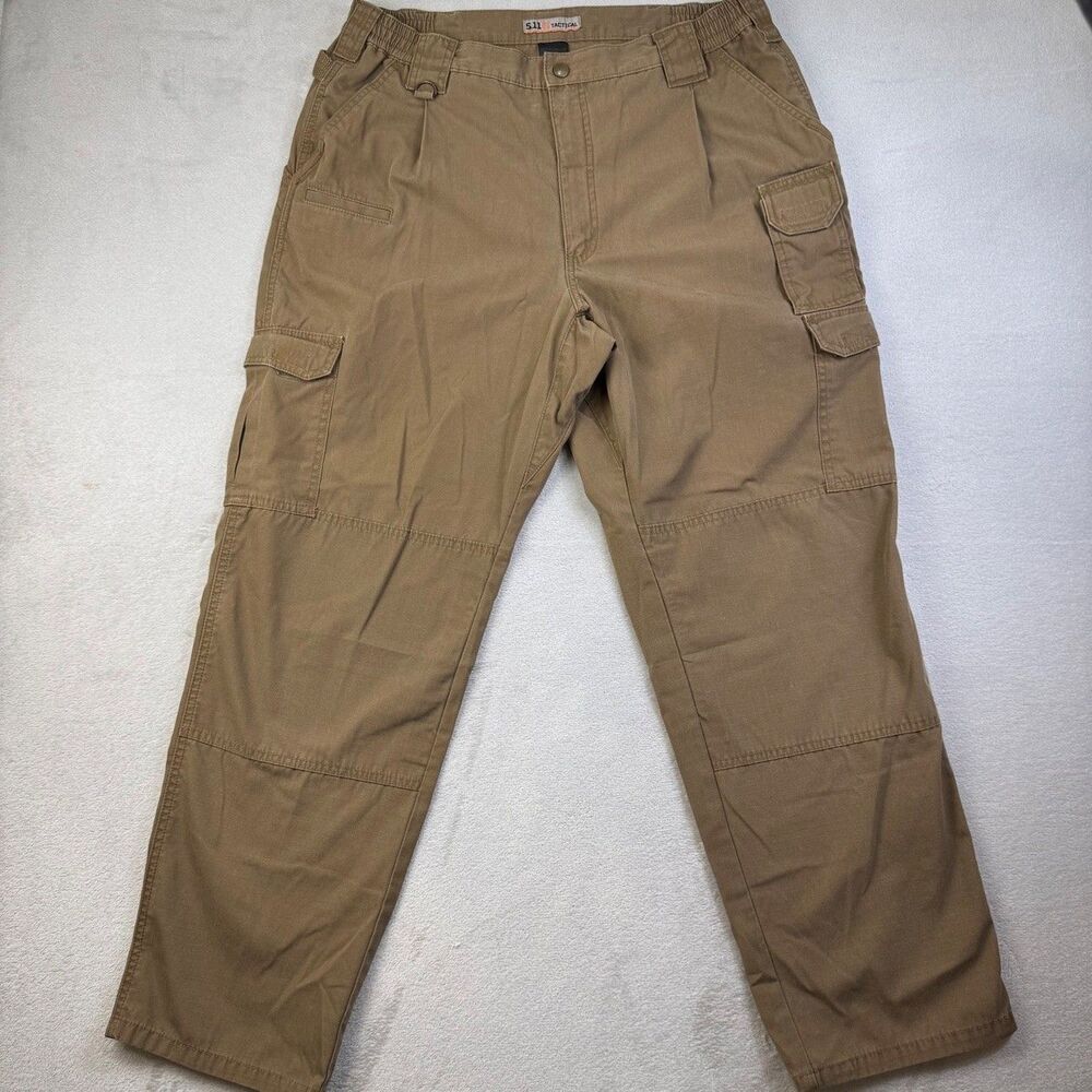 5.11 Tactical Cargo Pants Men's 36x30 Brown Ripstop Utility Work